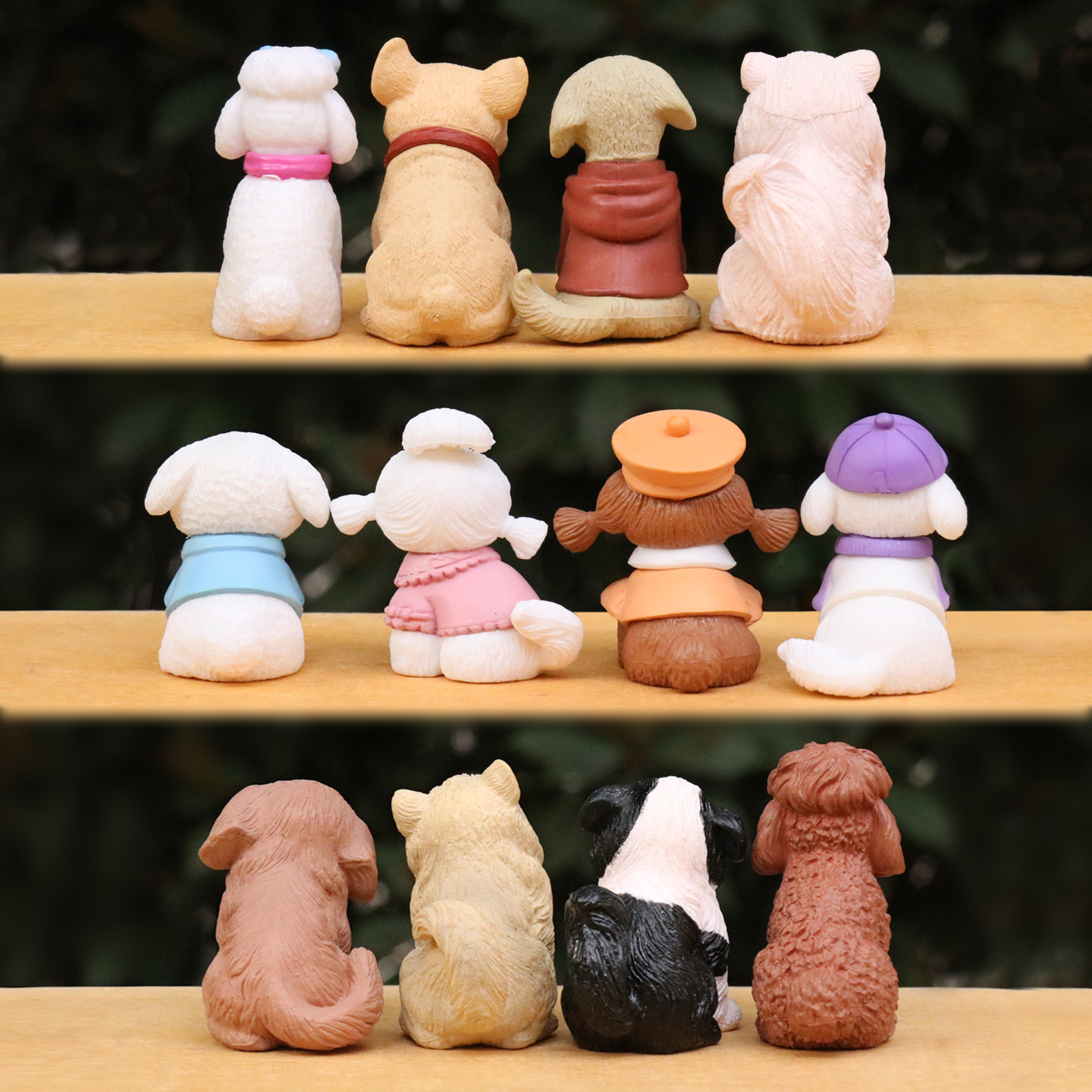 12pcs Cute Simulation Dog Pupp - đánh giá và giá First Bonsai Garden